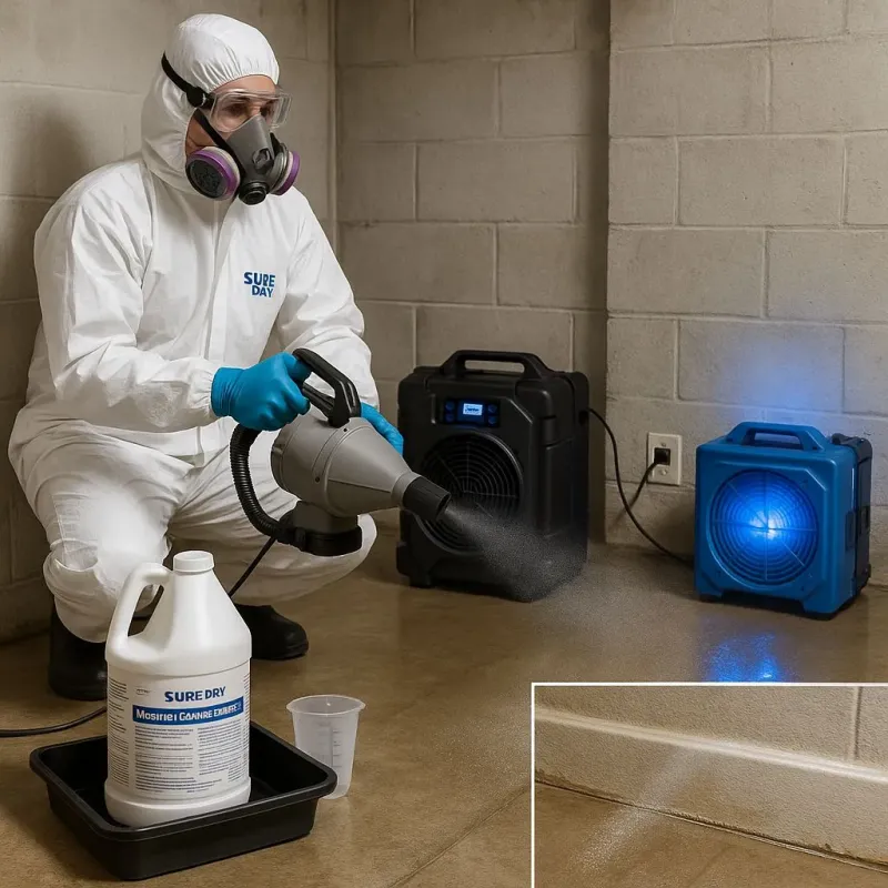 Sanitization and Odor Removal process in Goochland, VA